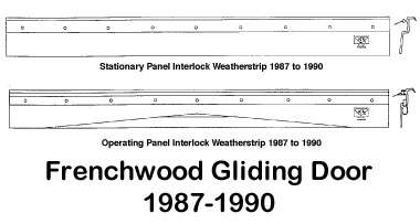 Andersen Frenchwood Gliding Door Weatherstrip